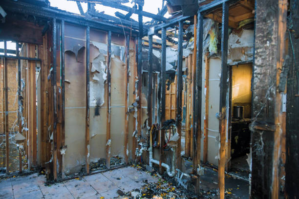 Professional Emergency Fire Cleanup technician working in Wilmore, KY